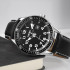 Skmei 9232LSIBK Silver-Black Leather, 1080-1643