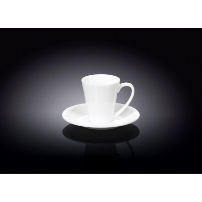 Кофейная чашка и блюдце 110мл. Wilmax WL-993054, 993054, Wilmax