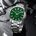 Curren 9090 Silver-Green, 1008-0378