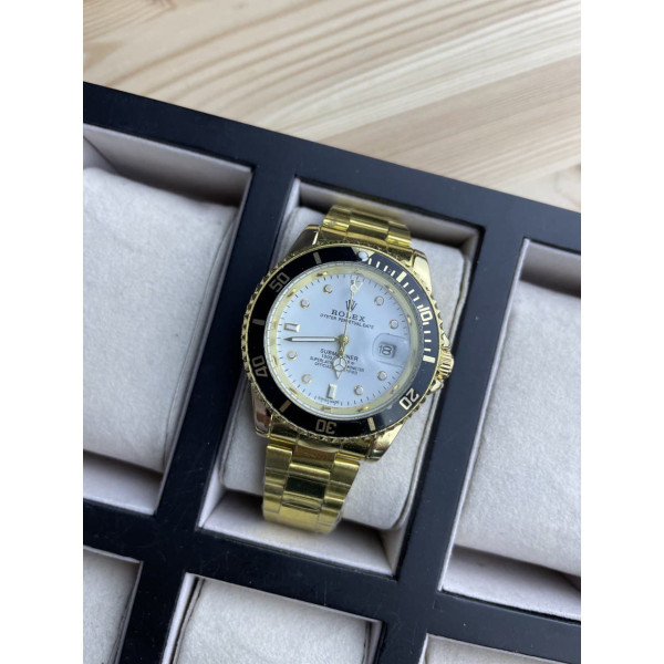 Rolex Submariner 2128 Gold-Black-White