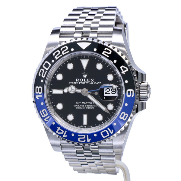 Rolex GMT Master II Silver-Black-Blue