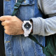 Casio G-Shock GA-100 White-Blue-Black