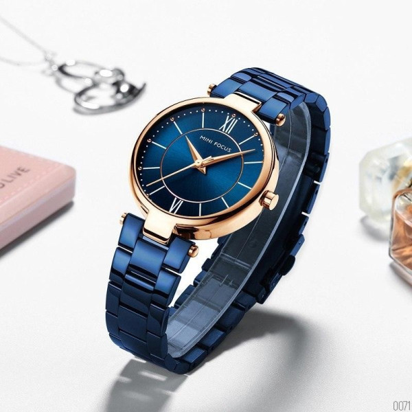 Наручний годинник Mini Focus MF0189L.02 Blue-Cuprum, 1095-0071, Mini Focus