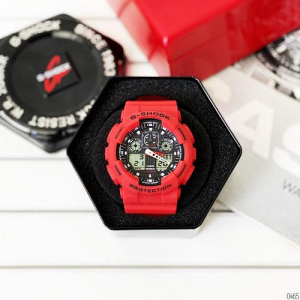 Casio G-Shock GA-100 Red-Black