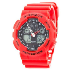 Casio G-Shock GA-100 Red-Black