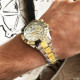 Rolex Daytona Quartz Date Silver-Gold-White