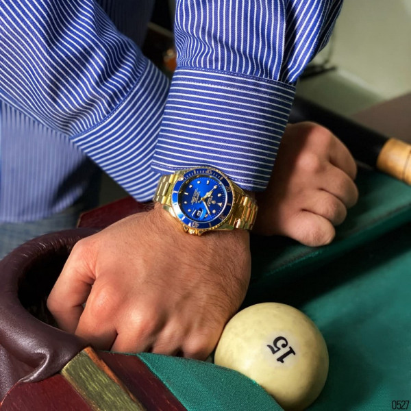Rolex Submariner 2128 Quarts Gold-Blue