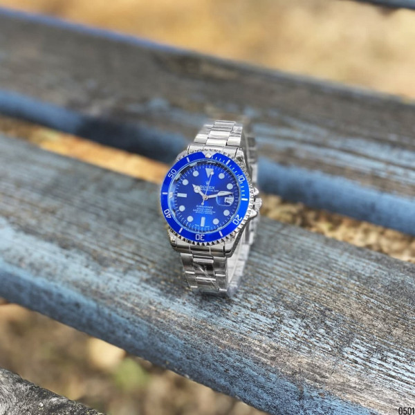 Rolex Submariner 2128 Quarts Silver-Blue