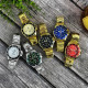Rolex Submariner 2128 Quarts Gold-Blue