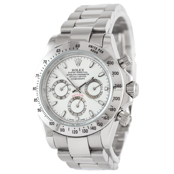 Rolex Daytona Metal Automatic Silver-White