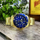 Rolex Submariner 2128 Quarts Gold-Blue