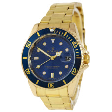 Rolex Submariner 2128 Quarts Gold-Blue