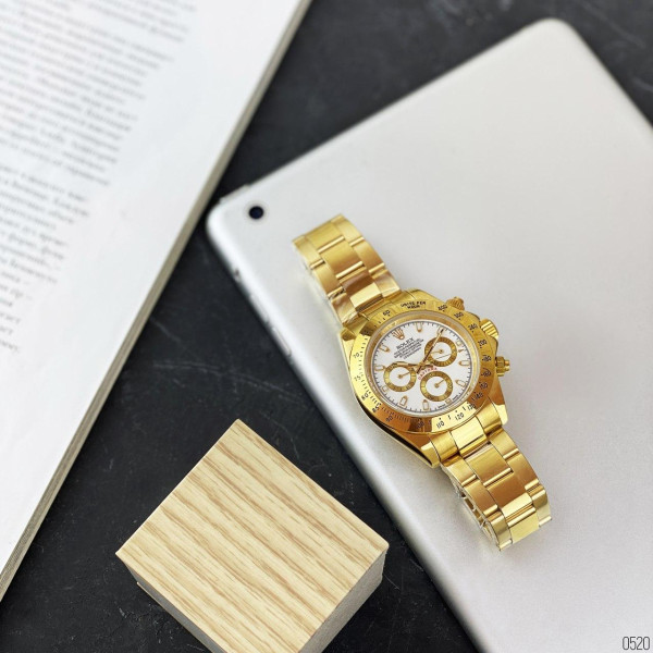 Rolex Daytona Metal Automatic Gold-White
