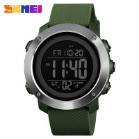 Skmei 1416 Silver-Black-Military Wristband