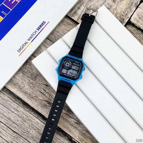 Skmei 1299 Black-Blue-Black