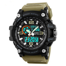 Skmei 1283 Black-Khaki Wristband