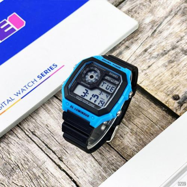Skmei 1299 Black-Blue-Black