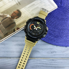 Skmei 1343 Black-Khaki Wristband
