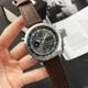 AMST 3003AC Silver-Black Brown Wristband