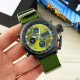 AMST 3003C Black-Green Green Wristband