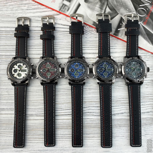 AMST 3022 All Black Fluted Wristband