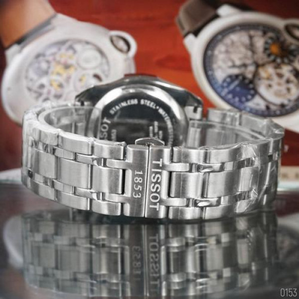 Tissot T-Classic Couturier Chronograph Steel Silver-White
