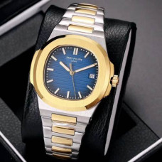 Patek Philippe Nautilus Silver-Gold-Blue