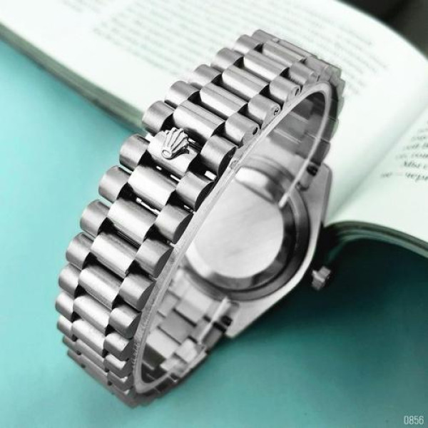 Rolex Day-Date Silver-Blue