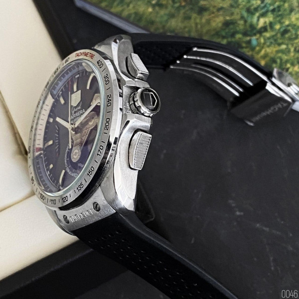 Tag Heuer Grand Carrera Calibre 36 quartz Chronograph Silver