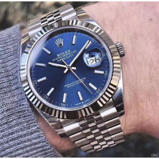 Rolex Datejust AAA Silver-Blue
