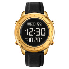 Skmei 1864LGDBK Gold-Black Leather