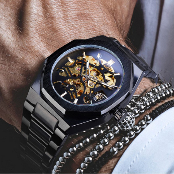Gusto Skeleton Black-Gold