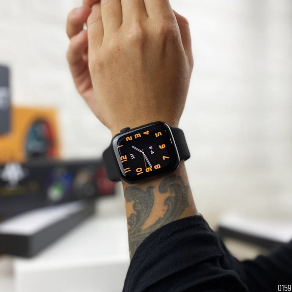 Smart Watch HW22 Plus All Black, 1077-0159, Smart Watch