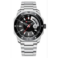 Curren 8344 Silver-Black