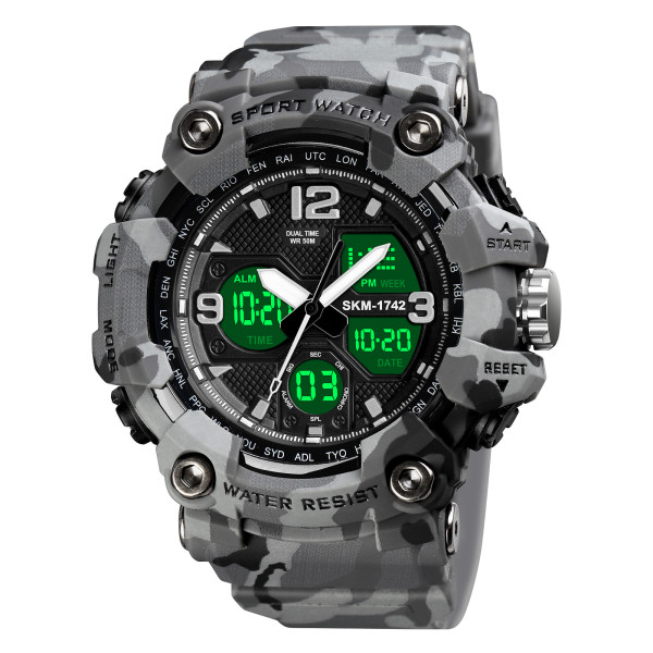 Skmei 1742 Gray Military
