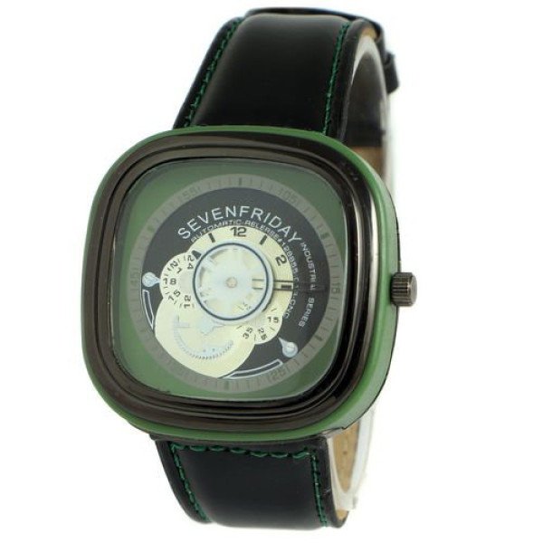 Sevenfriday Leather Green-Black