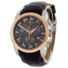 Tissot T-Classic Couturier Chronograph Black-Gold-Black