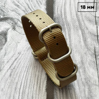 Ремінець для годинника Nato Khaki 18 мм 1051-0479
