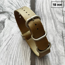 Ремінець для годинника Nato Khaki 18 мм 1051-0479