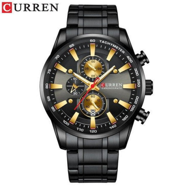 Curren 8351 Black-Gold