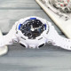 Casio G-Shock GA-100 White-Blue-Black