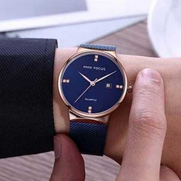 Наручний годинник Mini Focus MF0181G.04 Blue-Cuprum, 1095-0077, Mini Focus