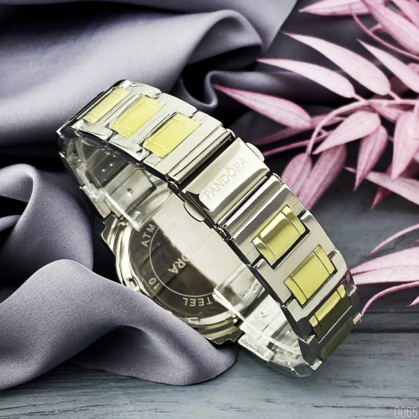 Наручний годинник Pandora 6301 Z Diamonds Silver-Gold-Silver, 1036-0065, Pandora