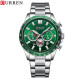 Curren 8418 Silver-Green, 1008-0330, Curren