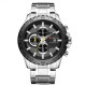 Curren 8334 Silver-Black, 1008-0308, Curren