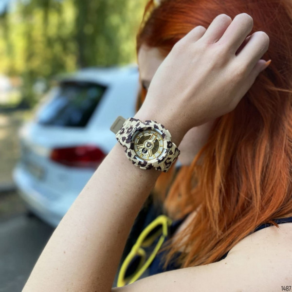 Casio Baby-G GA-110  Leopard Brown, PO-1006-1487, Casio
