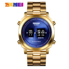 Наручний годинник Skmei 1531 Gold-Blue