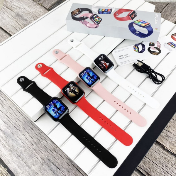 Smart Watch M16 Plus All Black, 1077-0138, Smart Watch