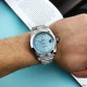 Rolex Day-Date Silver-Blue
