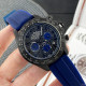 Наручний годинник Rolex 350501Pattern Blue-Black-Blue Rubber, 1020-0906, Rolex
